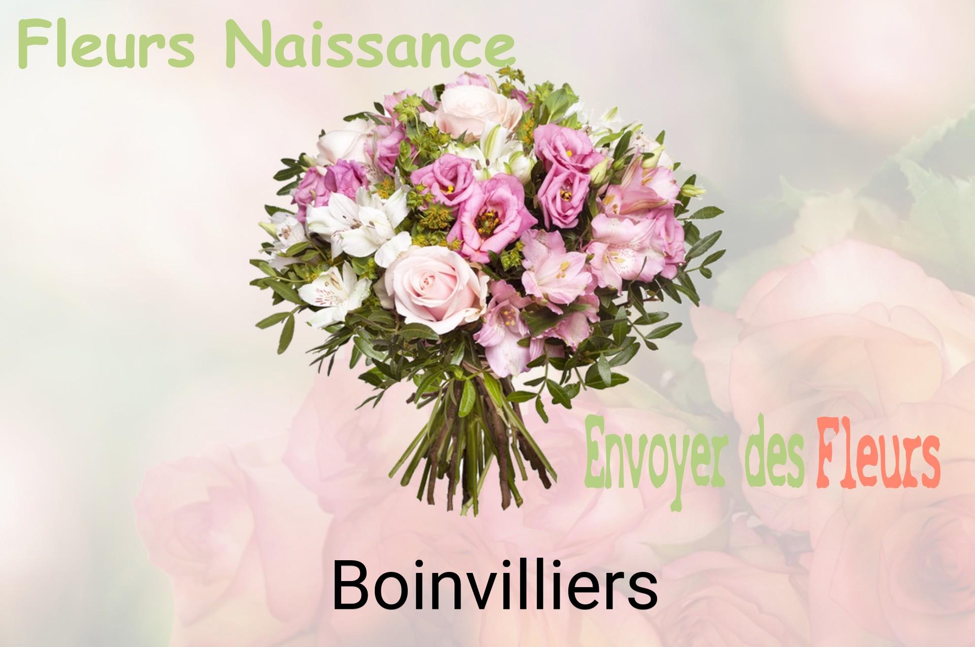 Bouquet de fleurs de naissance livré à Boinvilliers